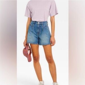 Denim High-Waisted Women's Shorts